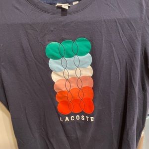 Lacoste Roland Garros Size XL Graphic T-Shirt